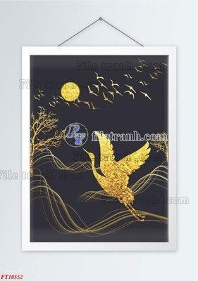 File gốc File tranh bộ hiện đại FT460552 (trang trí) cho phòng khách