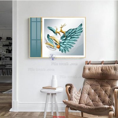 File gốc File tranh hiện đại pha lê gương FT105536 (phong cách) cổ điển