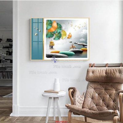 File tranh quảng cáo File tranh hiện đại pha lê gương FT105537 (download file gốc)