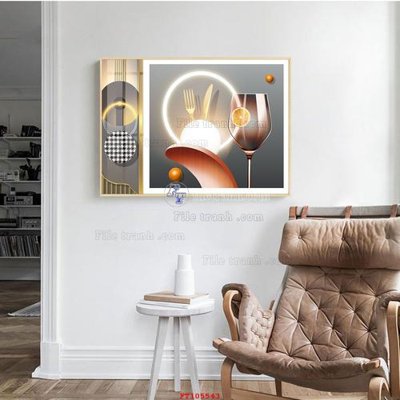 File in trần File tranh hiện đại pha lê gương FT105543 (bản gốc) trời sao