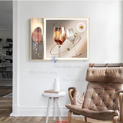 Hình ảnh file gốc File tranh hiện đại pha lê gương FT105546 (chất lượng cao)