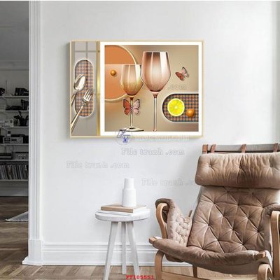 File gốc File tranh hiện đại pha lê gương FT105551 (in ấn) không giới hạn