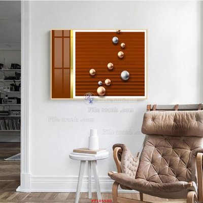 File tranh File tranh hiện đại pha lê gương FT105580 (ảnh gốc) in trần nhà