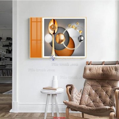 Tải về hình ảnh gốc File tranh hiện đại pha lê gương FT105689 sắc nét