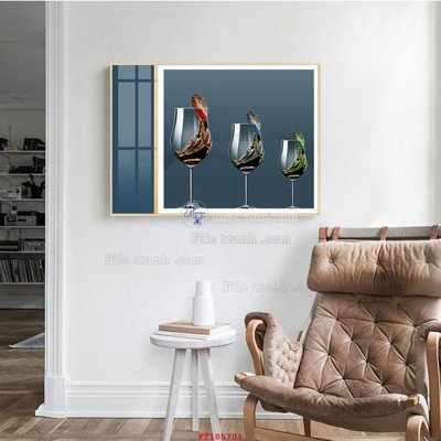 File ảnh File tranh hiện đại pha lê gương FT105701 (gốc) trang trí khách sạn