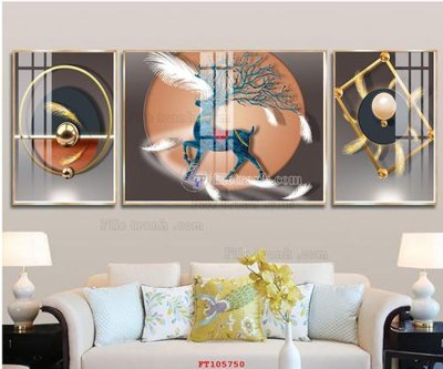 Mua file tranh gốc File tranh hiện đại pha lê gương FT105750 tại Filetranh.com