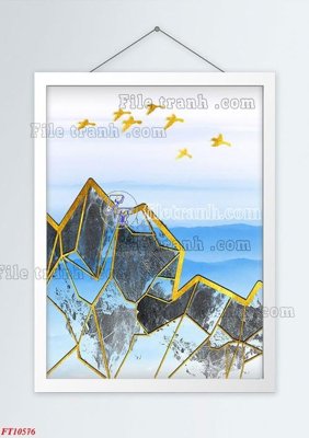 File tranh File tranh bộ hiện đại FT676576 (gốc) chủ đề trừu tượng