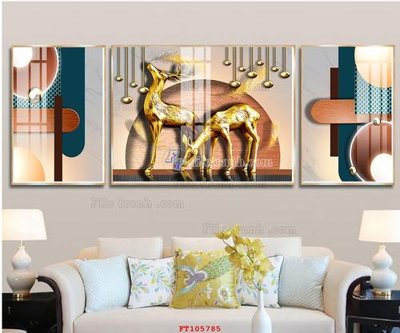 File in mica File tranh hiện đại pha lê gương FT105785 (bản gốc) sắc sảo