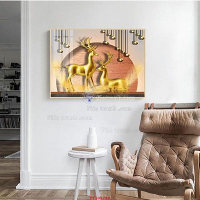 File gốc File tranh hiện đại pha lê gương FT105789 (chủ đề hiện đại) trang trí