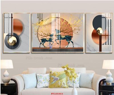 File tranh File tranh hiện đại pha lê gương FT105803 (ảnh gốc) sắc nét hoàn hảo