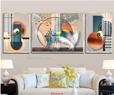 File gốc in ấn File tranh hiện đại pha lê gương FT105810 độ phân giải cao