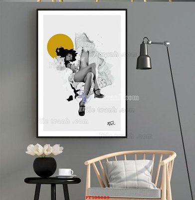 File ảnh gốc File tranh hiện đại pha lê gương FT105889 (chuyên in mica)