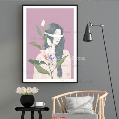 File gốc File tranh hiện đại pha lê gương FT105901 (phong cách) châu Âu