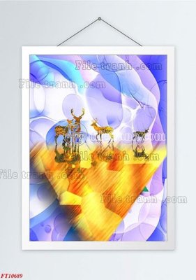 Download file gốc File tranh bộ hiện đại FT1693689 (in mica) logo