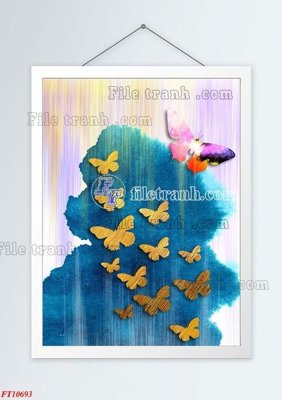 File in ấn File tranh bộ hiện đại FT1729693 (bản gốc) cao cấp