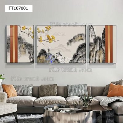 File tranh File tranh hiện đại pha lê gương FT107001 (ảnh gốc) sắc nét hoàn hảo