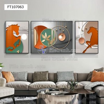 File PSD File tranh hiện đại pha lê gương FT107063 (gốc) cho designer