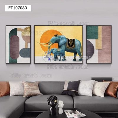 File ảnh gốc File tranh hiện đại pha lê gương FT107080 (chuyên in mica)