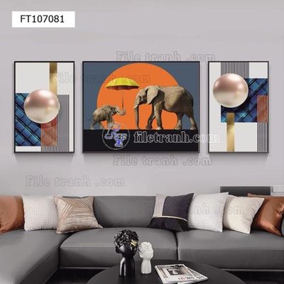 File gốc File tranh hiện đại pha lê gương FT107081 (in mica) làm bảng hiệu