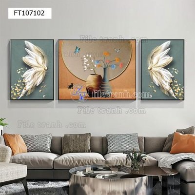 Tải file File tranh hiện đại pha lê gương FT107102 (ảnh gốc) in gạch 3D