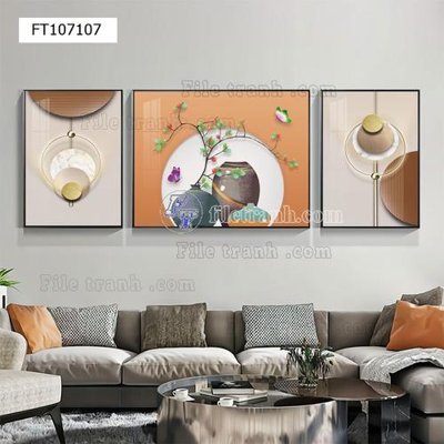 File PSD File tranh hiện đại pha lê gương FT107107 (gốc) cho in quảng cáo