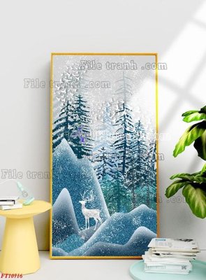 Tải file gốc File tranh bộ hiện đại FT1936716 (in khổ lớn) không vỡ