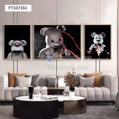 File tranh in trần 3D File tranh hiện đại pha lê gương FT107161 (ảnh gốc)