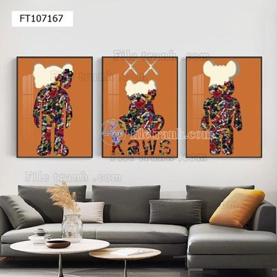 File tranh File tranh hiện đại pha lê gương FT107167 (gốc) chủ đề trừu tượng