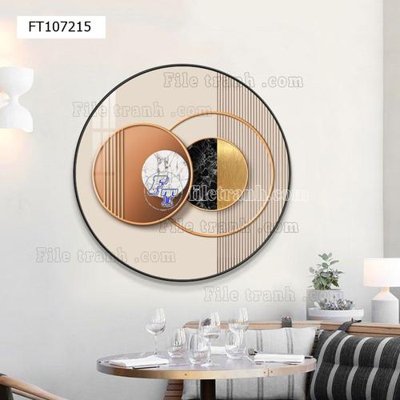 File in lụa File tranh hiện đại pha lê gương FT107215 (phong cảnh) File tranh hiện đại pha lê gương FT107215