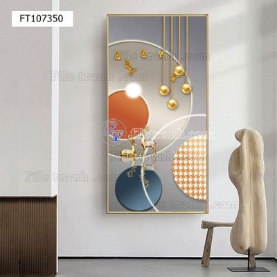 Tải file File tranh hiện đại pha lê gương FT107350 (gốc) làm tranh trang trí