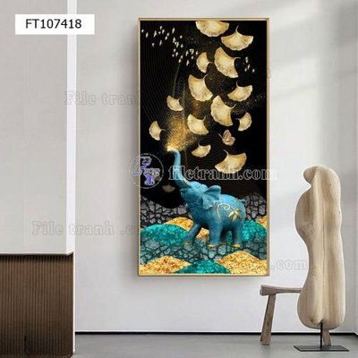 Tệp tin gốc File tranh hiện đại pha lê gương FT107418 (dùng cho in ấn) chuyên nghiệp