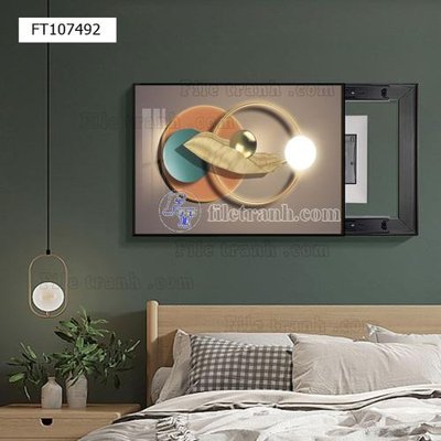 File tranh gốc File tranh hiện đại pha lê gương FT107492 (bản quyền) độc đáo