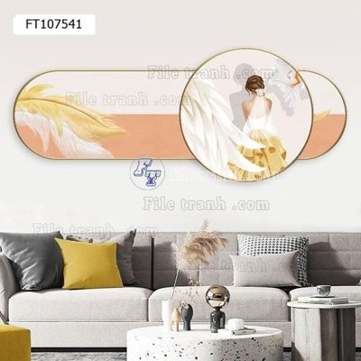 File tranh quảng cáo File tranh hiện đại pha lê gương FT107541 (download file gốc)