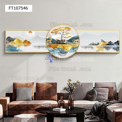 File gốc in ấn File tranh hiện đại pha lê gương FT107546 (sẵn sàng tải về)