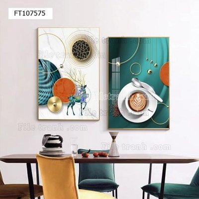 File tranh File tranh hiện đại pha lê gương FT107575 (gốc) chủ đề con người