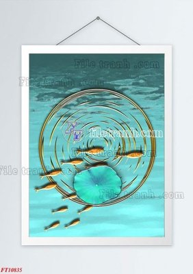 File tranh File tranh bộ hiện đại FT3007835 (bản gốc) in lụa 3D