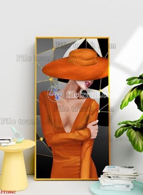 File in lụa File tranh bộ hiện đại FT3070842 (tân cổ điển) File tranh bộ hiện đại FT3070842