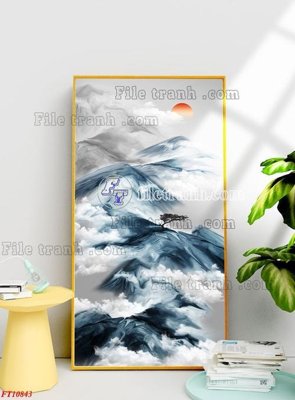 Tải file File tranh bộ hiện đại FT3079843 (gốc) làm tranh trang trí
