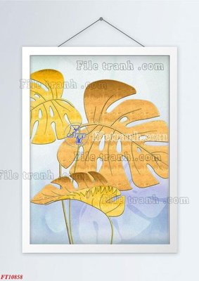 Download file gốc File tranh bộ hiện đại FT3214858 (in lụa) tranh 3D