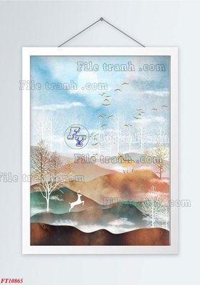 Tải file File tranh bộ hiện đại FT3277865 (PSD) cho in ấn quảng cáo