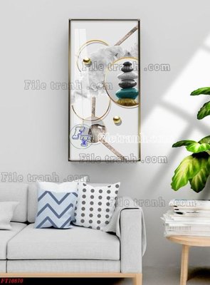 Hình ảnh file gốc in lụa File tranh bộ hiện đại FT3322870