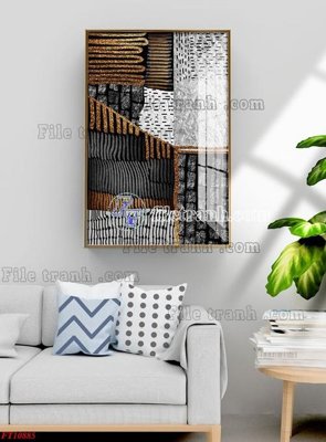 File gốc File tranh bộ hiện đại FT3457885 (in 3D) cho trang trí