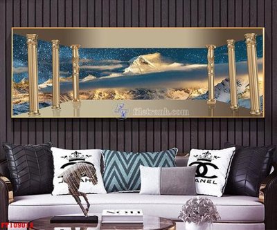 File tranh ảnh gốc File tranh hiện đại pha lê gương FT109013 dùng cho in khổ lớn