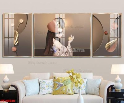 File gốc File tranh hiện đại pha lê gương FT109030 (thiết kế) độc quyền