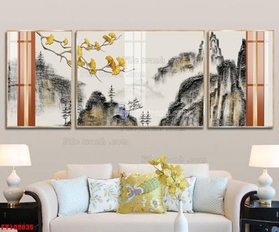 File tranh File tranh hiện đại pha lê gương FT109035 (gốc) chủ đề thành phố