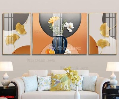 File in mica File tranh hiện đại pha lê gương FT109080 (bản gốc) siêu trong