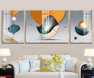 File ảnh File tranh hiện đại pha lê gương FT109098 (gốc) cho trang trí nội thất