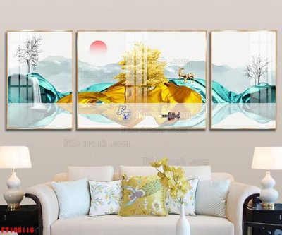 Tải file File tranh hiện đại pha lê gương FT109116 (gốc) làm tranh trang trí