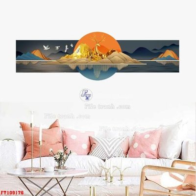 Tải file File tranh hiện đại pha lê gương FT109176 (ảnh gốc) file AI/EPS