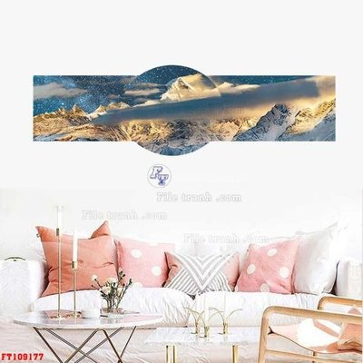 File PSD File tranh hiện đại pha lê gương FT109177 (gốc) nhiều lớp (multi-layer)